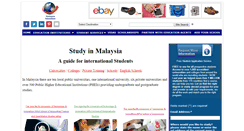 Desktop Screenshot of malaysiaeducationguide.com