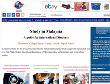Tablet Screenshot of malaysiaeducationguide.com